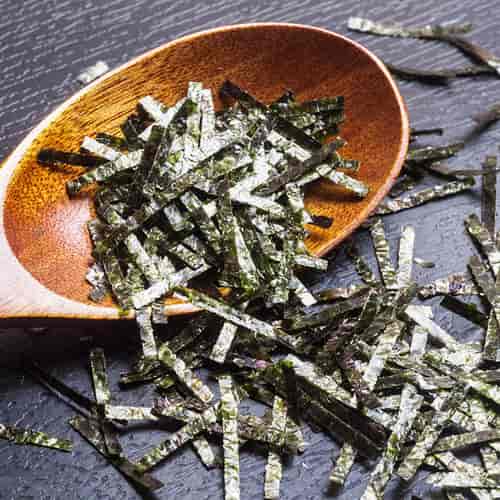 sliced seaweed